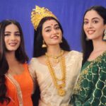 Neeharika Roy Instagram - We are like the Three Musketeers ❤️🧿 Shakti - Radha - Dua #neeharikaroy #radha #dua #shakti #zeetv