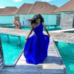 Neeharika Roy Instagram - It’s a Blue-tiful day 💙🩵 #neeharikaroy #maldives Siyam World