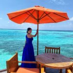 Neeharika Roy Instagram - It’s a Blue-tiful day 💙🩵 #neeharikaroy #maldives Siyam World