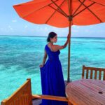 Neeharika Roy Instagram - It’s a Blue-tiful day 💙🩵 #neeharikaroy #maldives Siyam World
