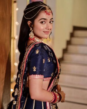 Neeharika Roy Instagram - Radhe - Radhe🦚💙

#neeharikaroy #radha