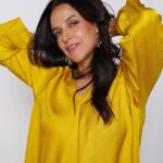 Neha Dhupia Instagram - Feeling yawesome!!! 😜 . . . . . , @kapilcharaniya @makeupbynayan @aaliyahussainhairmakeupcreator @studiometallurgy @ayeshakhanna20 @officialharshharsh