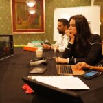 Neha Dhupia Instagram - Work in progress … 🎤 + 📺 . . . . I feel like we should have another season of #nofilterneha … what say?! @wearebiggirl @jiosaavn @officialjiotv @jiotvplus 👗 @bodicebodice