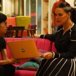Neha Dhupia Instagram - Work in progress … 🎤 + 📺 . . . . I feel like we should have another season of #nofilterneha … what say?! @wearebiggirl @jiosaavn @officialjiotv @jiotvplus 👗 @bodicebodice