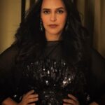 Neha Dhupia Instagram - The shimmer kept me going and glowin ✨…. #selfstyled in @priakataariapuri @karishma.joolry and warm winter face by @kiran_chhetri92 @karanrai001 @kaajee_rai #delhi #winter #eventdiaries @abhaysachdeva22 📸