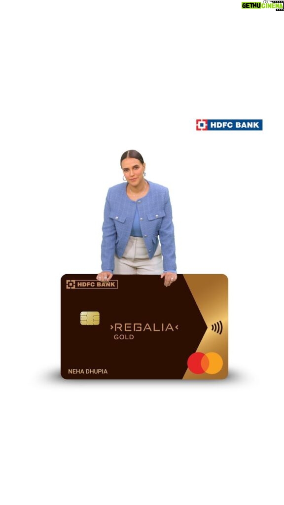 Neha Dhupia Instagram - Immerse yourself in a world of luxury and reap the benefits of rewards at quarterly and yearly milestones. Discover the #GoldenSideOfLife with the all-new HDFC Bank Regalia Gold Credit Card hdfcbk.io/k/DUvfZvqnz1L