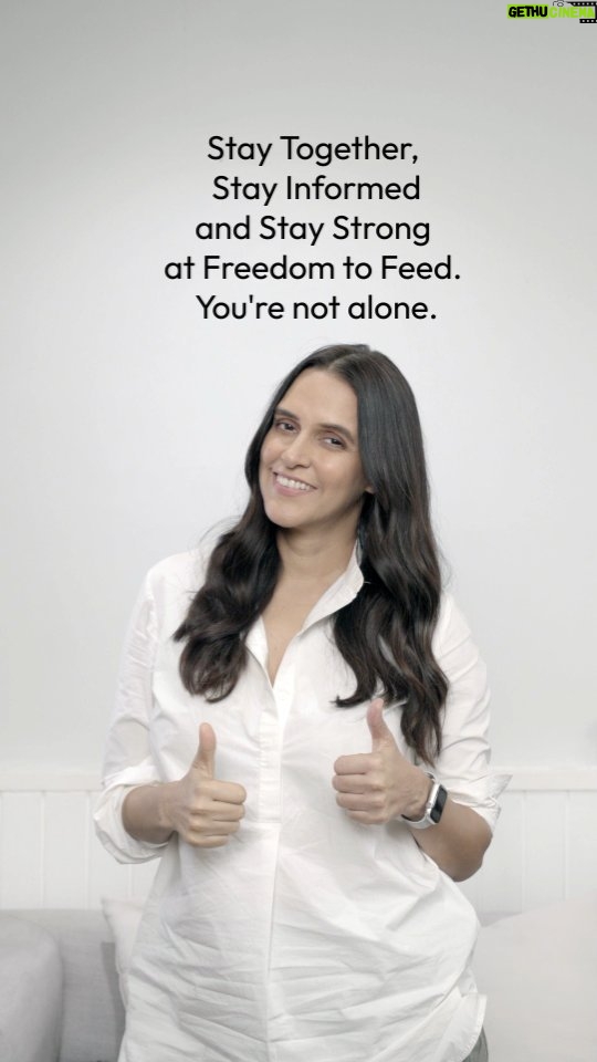 Neha Dhupia Instagram - Let's come together this World Mental Health Day to shed light on the importance of maternal mental well-being and postpartum mental well-being. Supporting moms on their journey to mental wellness. #FreedomToFeed #MentalHealthAwareness #InspiringLives #Motherhood #MentalHealth #Pregnancy #PostPartum #MentalWellbeing #Mindfulness #Nurturing #ReelItFeelIt #MomReels #TrendingReels #ReelTrending