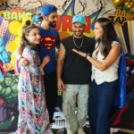 Neha Dhupia Instagram - Friends … our superheroes 🦸‍♀️ 👩 for life… for the ones who made it that day and to the ones that were caught up … and to the ones who made it to the gram and to the ones who have our heart … thank you for celebrating our little superhero with us … the last image is proof of our superpower ♥️🦇 … celebrating our baby boy today and everyday @guriqdhupiabedi #guriqturnstwocute ♥️🎂 . . . . . . @meghakulchandani ♥️ @the.popcorn.company 🙌 @kapilcharaniya 📸
