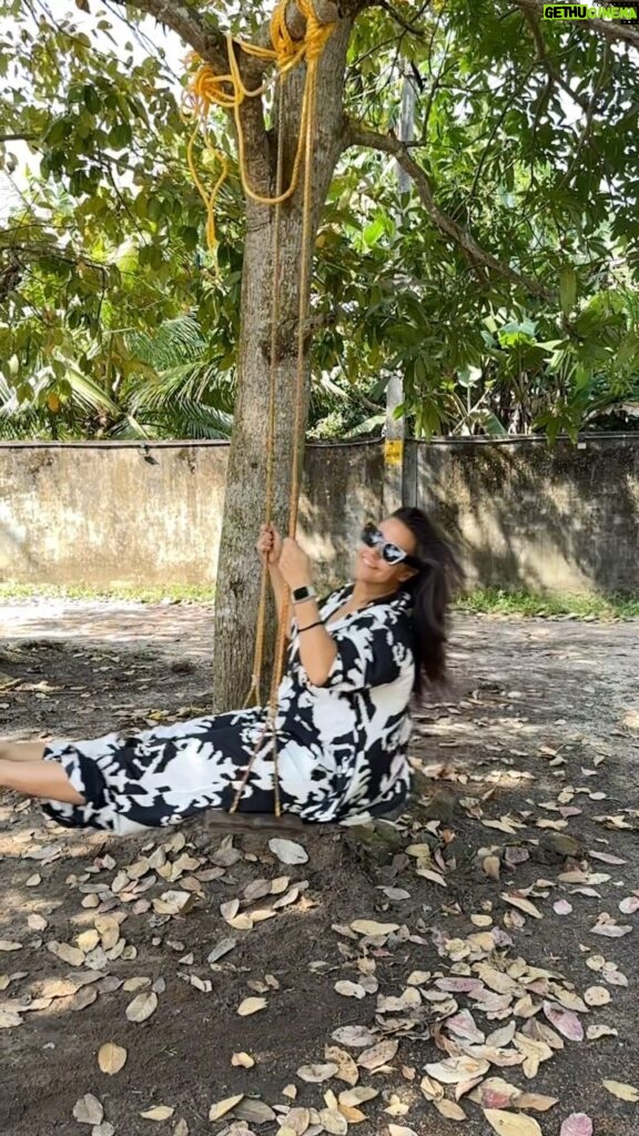 Neha Dhupia Instagram - Nature ! Swings ! Smiles ! Set life !!! #2024 #kerala