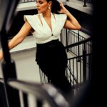 Neha Dhupia Instagram - “Color is everywhere , but black and white is everything” … #NDquotes . . . . . . . . To my team that worked tirelessly so that I look and feel like a real warrior goddess as Pankaj and Nidhi would like to call it ♥️ … Thank you @pankajandnidhi @ayeshakhanna20 @inirahk @karishma.joolry @sonicsmakeup @hamidahairartis @thakkerrishi @kapilcharaniya ( Thank you Ashutosh and Aradhana for the effort and thank you for not being on Instagram 😍😉 so you could make time for the effort )