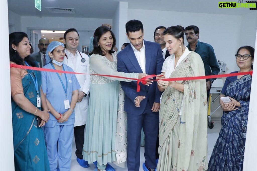 Neha Dhupia Instagram - Delighted to be a part of the grand Apollo Spectra and Apollo Cradle Hospital Chirag Enclave, South Delhi launch! . A promising new era in healthcare that beautifully combines modernity and compassion. The spacious, luxurious facility and its unwavering commitment to hassle-free patient experiences have impressed me. South Delhi, your advanced healthcare destination, has arrived! . Follow Apollo Spectra and Apollo Cradle for more healthcare updates! #ApolloInSouthDelhi #SurgerySpecialists #SouthDelhi #ApolloSpectra #SimplifyingCareInHealthcare