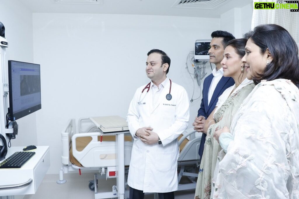 Neha Dhupia Instagram - Delighted to be a part of the grand Apollo Spectra and Apollo Cradle Hospital Chirag Enclave, South Delhi launch! . A promising new era in healthcare that beautifully combines modernity and compassion. The spacious, luxurious facility and its unwavering commitment to hassle-free patient experiences have impressed me. South Delhi, your advanced healthcare destination, has arrived! . Follow Apollo Spectra and Apollo Cradle for more healthcare updates! #ApolloInSouthDelhi #SurgerySpecialists #SouthDelhi #ApolloSpectra #SimplifyingCareInHealthcare