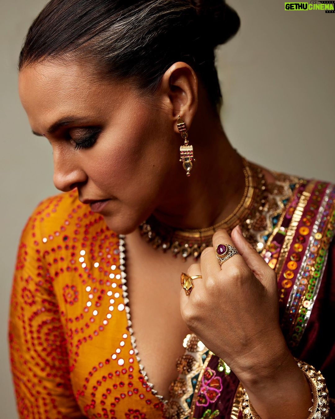 Neha Dhupia Instagram - The before ….. . . . . . . @mayyurgirotra @amrapalijewels @mitavaswani @kewalchholak @thakkerrishi