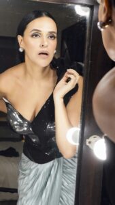 Neha Dhupia Instagram - Preview ⚔️👸 . . . . . . @amitaggarwalofficial @ayeshakhanna20 @inirahk @sonicsmakeup @reenaduttahairstylist @kapilcharaniya @thakkerrishi