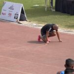 Neha Dhupia Instagram - Might jus be the right day to talk about love ❤️… we spent our morning at the lovely Balewadi sports stadium in Pune … where Angad was running his 400 mts race at the national masters … it’s hard to define love but I think jus showing up comes close to defining it. Our babies showed up for their daddy and he showed up for what he loves. To say the competition was tough was an understatement, he may have not won a medal but did his personnel best time. Just to see our babies , one of whom has just embarked on the journey of walking and talking and to hear him scream and cheer for his dad “run papa run”was greater than them saying I love you , today! And the same way in one the videoes if you listen carefully , we have our coach @mirandabrinston one who has more medals than someone like me could even dream of … was screaming the exact same words. My biggest take away from this morning apart from sportsmanship, healthy competition and the amazing track and field talent that exists in our country is that at the bottom of it all … it’s all and always about showing up for what you love and the ones you love. We love you @angadbedi and will always be in your corner ♥️♥️♥️ “goooooooo Anggaaaddddd goooooo “ 🏃‍♂️