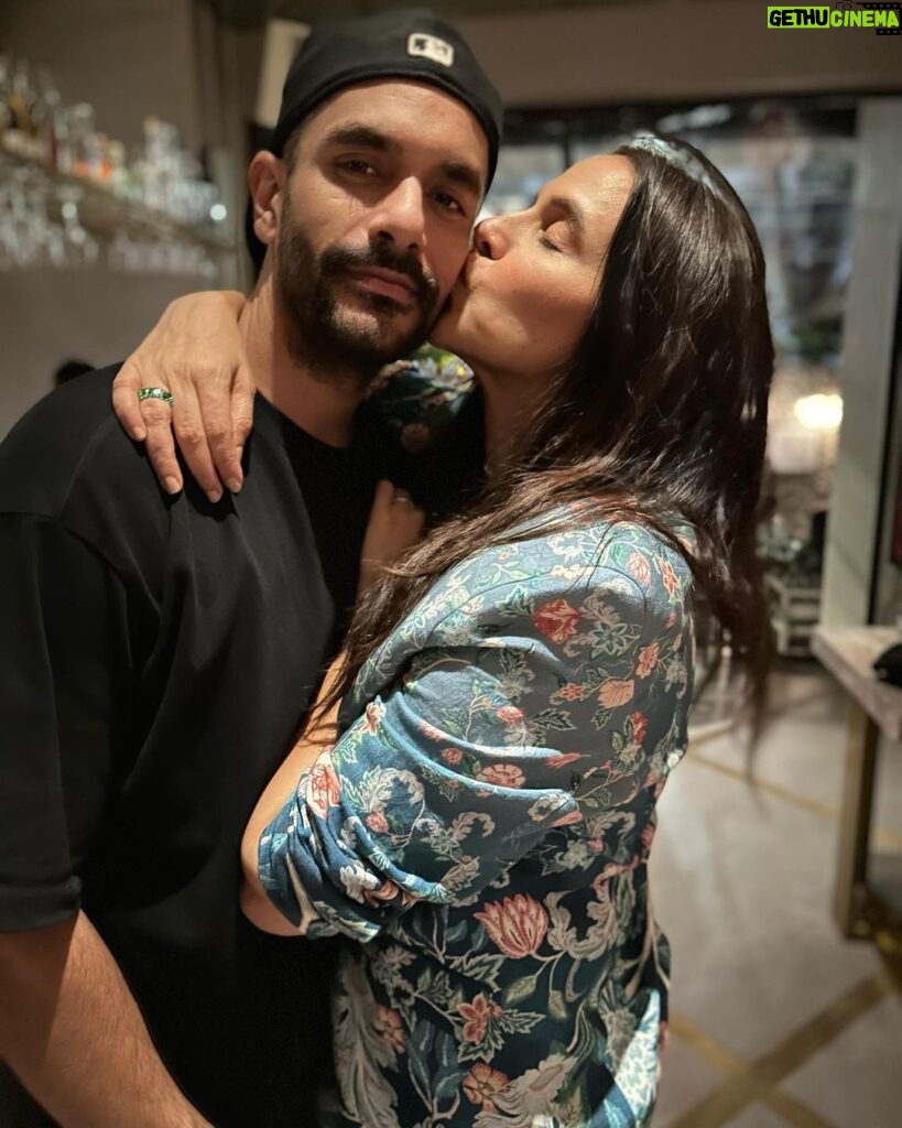 Neha Dhupia Instagram - Happy birthday my soul mate , my roommate and my “cheque- mate” 😂😍♥️♥️♥️♥️♥️♥️♥️♥️♥️ ♥️♥️♥️♥️♥️ I love you so damn much! 🧿