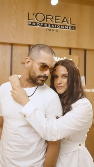 Neha Dhupia Instagram - As Valentine’s Day approaches, we look forward to indulging in some quality time with each other with some pampering days, ofcourse❤️ 

We are that couple who love to prioritise self care, we visited @geetanjalisalon to give our scalp the extra TLC with @lorealpro_education_india’s in salon treatments because trust us all that build up needs it!

So this Valentine’s Day, spend some quality time with bae, while making self (or scalp) care a priority! 🙌

Visit a L’Oréal professionnel salon near you, today!

#Ad #LorealProfIndia #LorealProIndia #haircare #ScalpAdvanced #BreakTheCycle #NewStartAhead #ProTechYourScalp @lorealpro