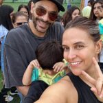Neha Dhupia Instagram - Just the most fun morning …: thank you @toddenindia for working tirelessly and getting our babies sports day ready! Where everyone’s a winner an participation is what makes you the real sport!!! Our boy did gooodddd !!!! 🏃‍♂️ @guriqdhupiabedi @angadbedi 😍♥️🏅 @poojapillai0707 you and your team are all gold medallists! 🏅♥️🙌