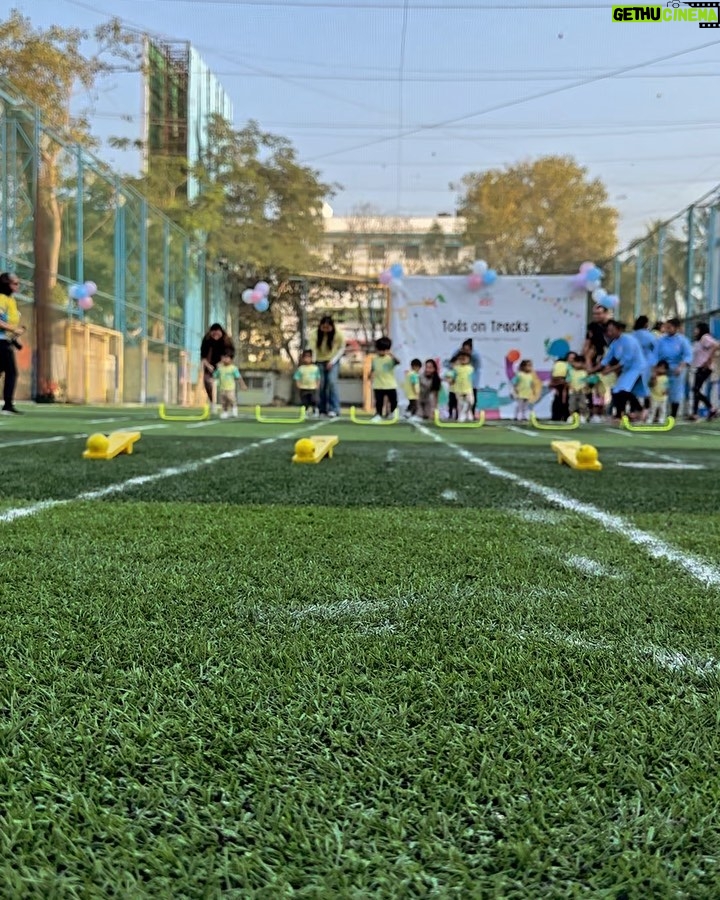 Neha Dhupia Instagram - Just the most fun morning …: thank you @toddenindia for working tirelessly and getting our babies sports day ready! Where everyone’s a winner an participation is what makes you the real sport!!! Our boy did gooodddd !!!! 🏃‍♂ @guriqdhupiabedi @angadbedi 😍♥🏅 @poojapillai0707 you and your team are all gold medallists! 🏅♥🙌