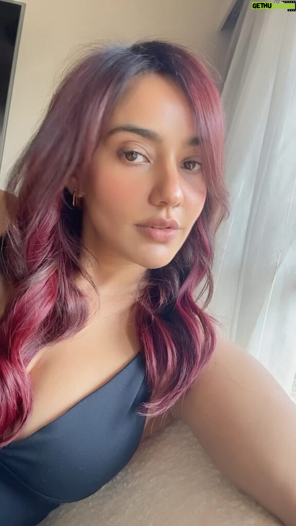 Neha Sharma Instagram - Taking a moment to appreciate the little things..my hair that has a mood if it’s own 😂
