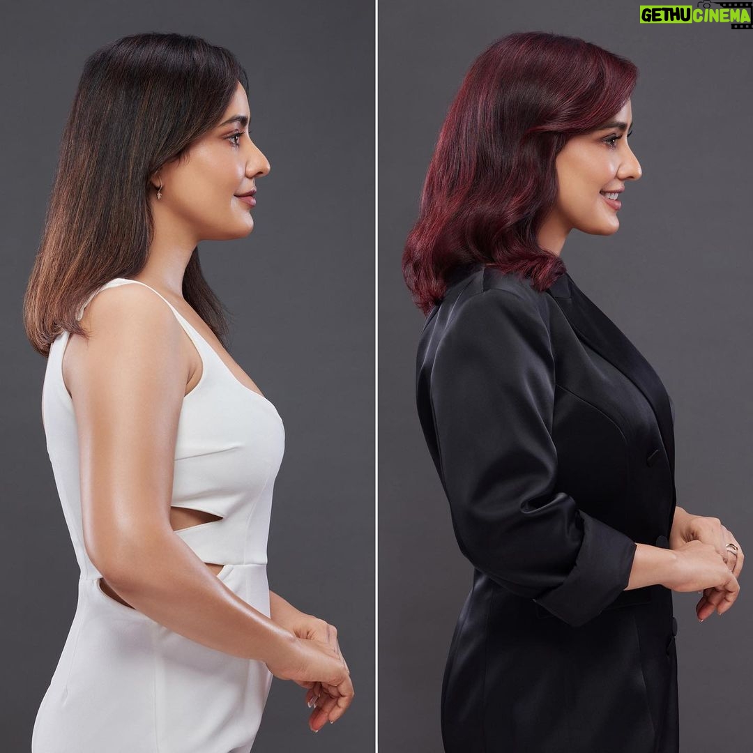 Neha Sharma Instagram - I found my perfect shade of red!❣️ Thank you @dhruv.abichandani & @lorealpro_education_india for this dynamic hair color transformation! #Ad #HairColor #LorealProInReds #LorealProfIndia #LorealProIndia #LproReds #iNOAreds #shadesofred