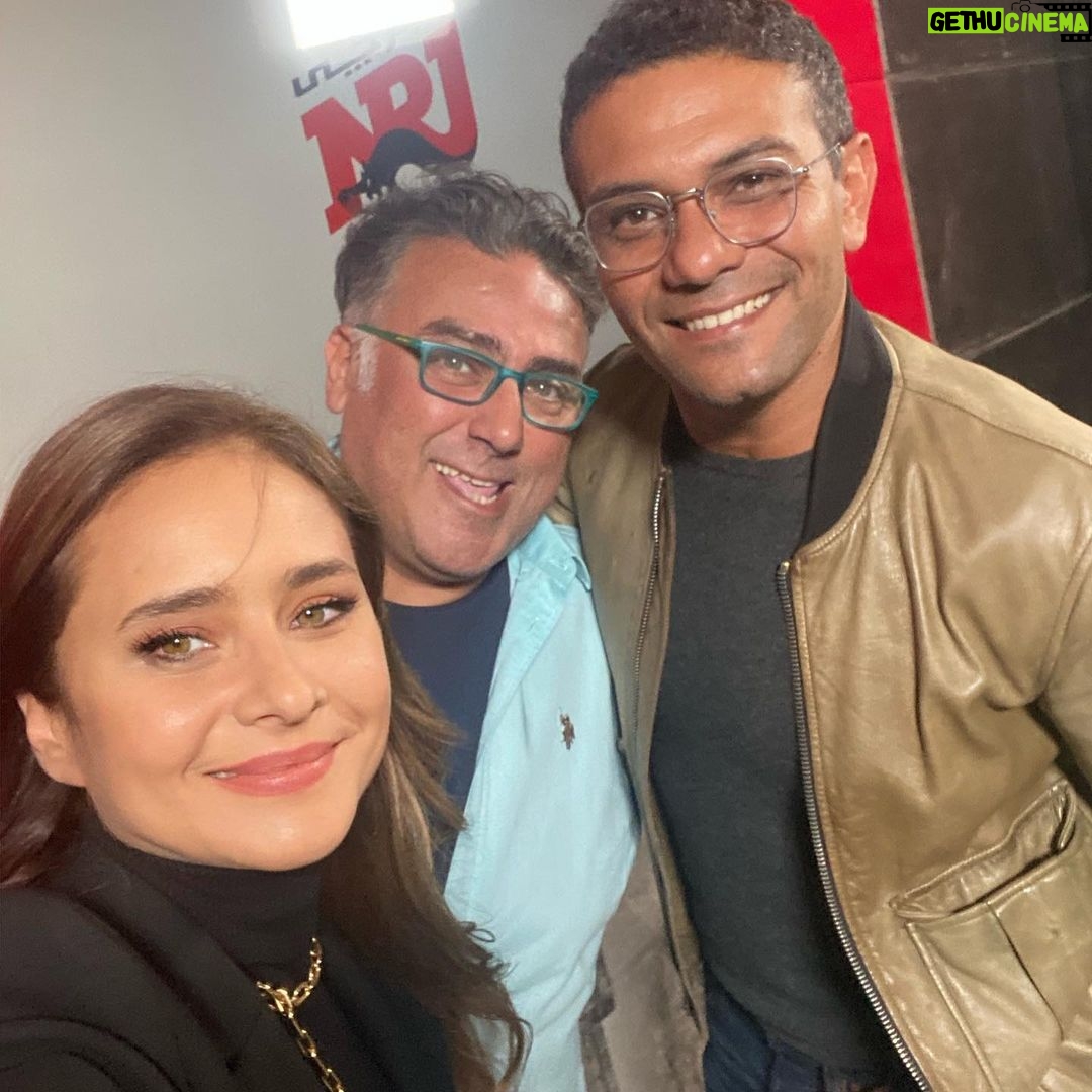 Nelly Karim Instagram - And finally we together @asser_yassin on @nrjegypt with one and only @ticko69 Ramadan Kareem 🌙 it’s lots of fun 🤩