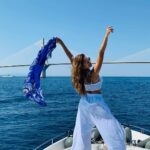Nelly Karim Instagram - Exploring the seas with @ace_of_egypt @nellykarim_official @sanlorenzoyacht #positivevibes #sea #comingsoon #movie