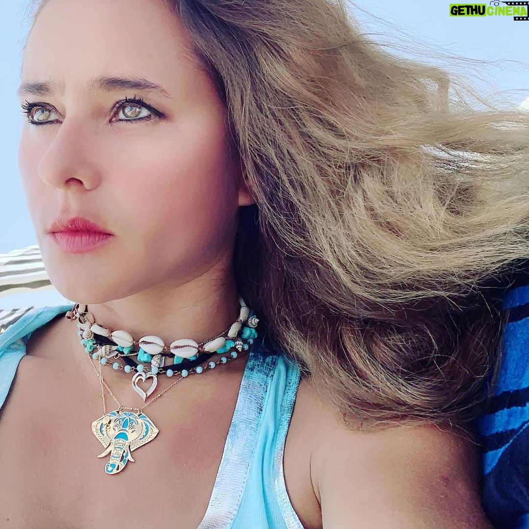 Nelly Karim Instagram - Blue elephant from @lazurde ❤️I love it ...... @blueelephantmovie #movie#lazurde #nellykarim_official #gift #blue #elephant @seashellnorthcoast @thegseashell