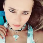Nelly Karim Instagram - Blue elephant from @lazurde ❤️I love it ...... @blueelephantmovie #movie#lazurde #nellykarim_official #gift #blue #elephant @seashellnorthcoast @thegseashell