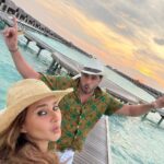 Nelly Karim Instagram - Happy Eid to everyone from this💖💖💖 magical place 💖💖💖 @anantarakihavah @travistaegypt @hishamashour1 #travista #anantarakihavah #maldive #holiday #eidmubarak # Anantara Kihavah Maldives Villas