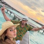 Nelly Karim Instagram – Happy Eid to everyone from this💖💖💖 magical place 💖💖💖 @anantarakihavah @travistaegypt @hishamashour1  #travista #anantarakihavah #maldive #holiday #eidmubarak # Anantara Kihavah Maldives Villas