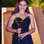 Nelly Karim Instagram – Thank you @diafaofficial for this award and this great evening @atlantisthepalm #nellykarim_official #nellykarim #mydubai