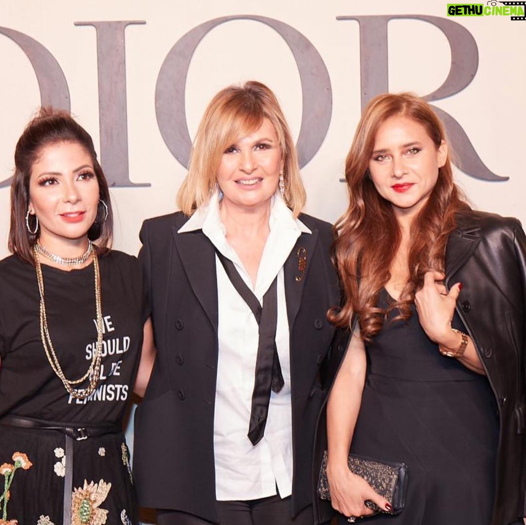 Nelly Karim Instagram - Amazing event with amazing people @Dior @yousrawyagroup @monazakiofficial @ingie_elmor @hajjarhady #diordreamparade #dior #diordubai #diorcouture Dubai, United Arab Emirates