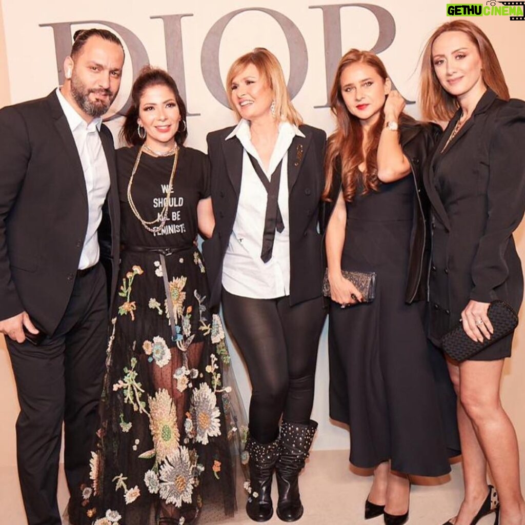 Nelly Karim Instagram - Amazing event with amazing people @Dior @yousrawyagroup @monazakiofficial @ingie_elmor @hajjarhady #diordreamparade #dior #diordubai #diorcouture Dubai, United Arab Emirates