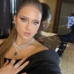 Nelly Karim Instagram - Opening ceremony @redseafilm ✨ Glam team: styling/management@ingie_elmor Dress by @saraonsiofficial makeup artist: @sharifftanyous @charlottetilburyarabia hair: @ahmed__mounir Jewelery: @noorashamsijewellery Jewelery curation: @ajourconsultancy Jeddah, Saudi Arabia