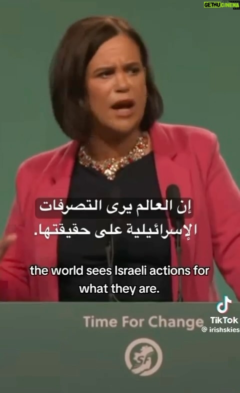 Nesreen Tafesh Instagram - العالم يصحو من غفلته ، الحقائق تنكشف على كل مُضلَل و مغسول دماغ و جاهل في العالم ، و الحق ينتصر مهما طال الزمن ✊🏻🇵🇸🕊️ Thank you Ireland 🇮🇪 Thank you @sinn_fein ✌🏻🇵🇸