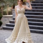 Nesreen Tafesh Instagram - Everything has beauty, but not everyone sees it 🌺 Confucius ✨ Dress: @nourfathallah Make up by : @nour.kadi Hair style by : @anas.kwefaty.hairdresser Shot by @emadjoe