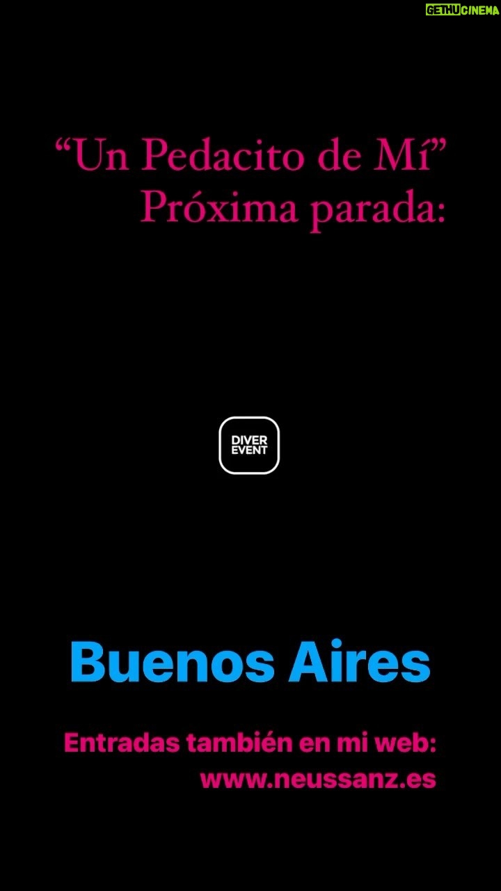 Neus Sanz Instagram - Gracias @diverevent por hacerlo posible馃А Seguimos de gira, pr贸xima parada: Buenos Aires!! Entradas: https://www.eventbrite.com.ar/e/un-pedacito-de-mi-tickets-513524574827 #neussanz #gira #graciasvida #seanfelices