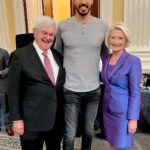 Newt Gingrich Instagram - @callygingrich Newt and I were honored to attend the Capitol Hill screening of Sound of Freedom hosted by Speaker Kevin McCarthy. 🇺🇸