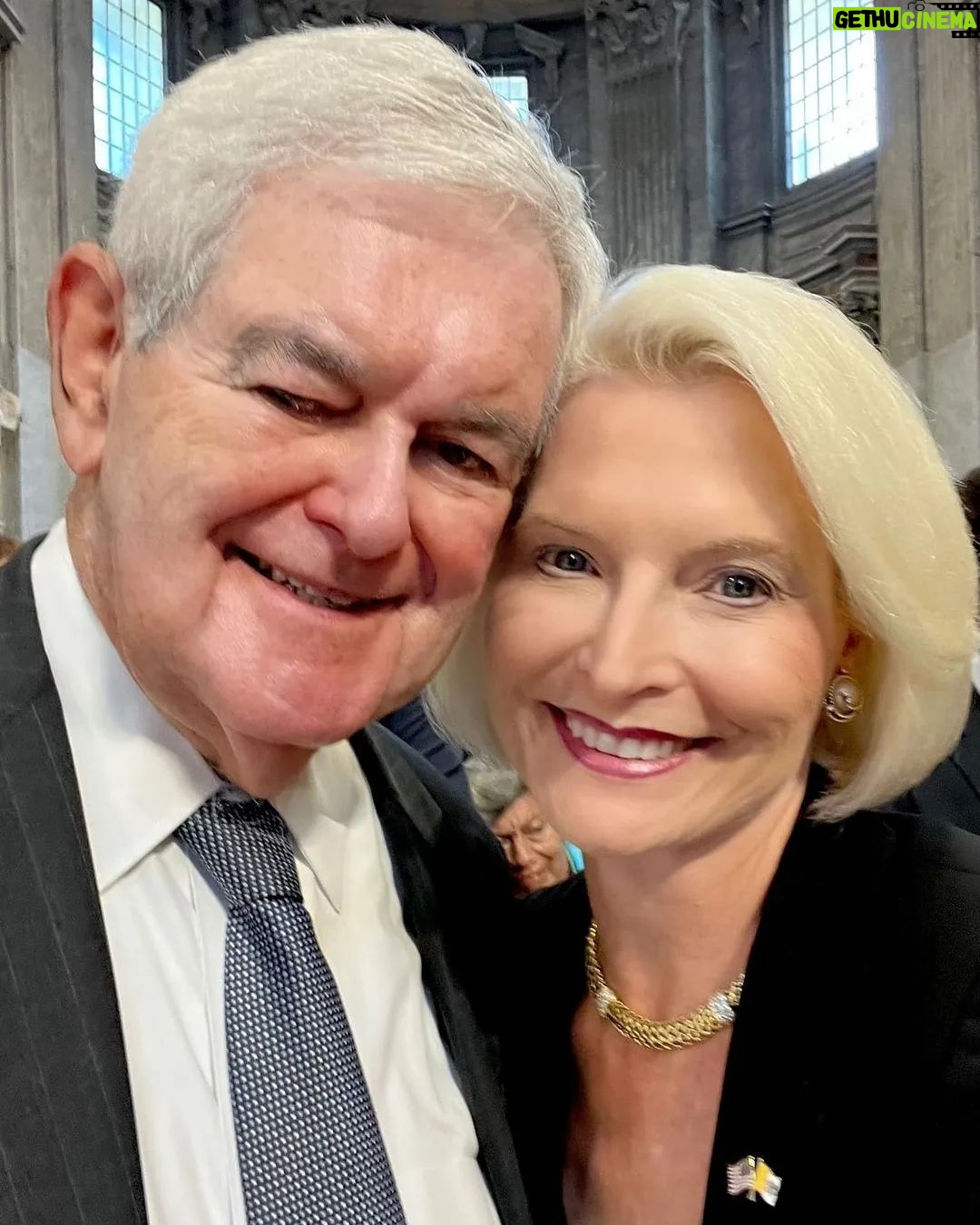 Newt Gingrich Instagram - @callygingrich Beautiful Mass at St. Peter’s Basilica today on the Solemnity of Saints Peter and Paul
