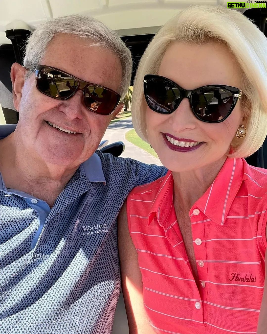 Newt Gingrich Instagram - @callygingrich Happy Sunday!☀️⛳️😎 Naples, Florida
