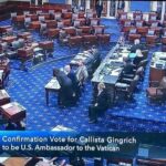 Newt Gingrich Instagram - @callygingrich #OTD in 2017, I was honored to be confirmed by the U.S. Senate as the U.S. Ambassador to the Holy See. Washington D.C.