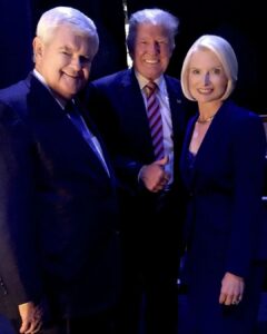 Newt Gingrich Instagram - @callygingrich Congratulations, President Trump!🇺🇸