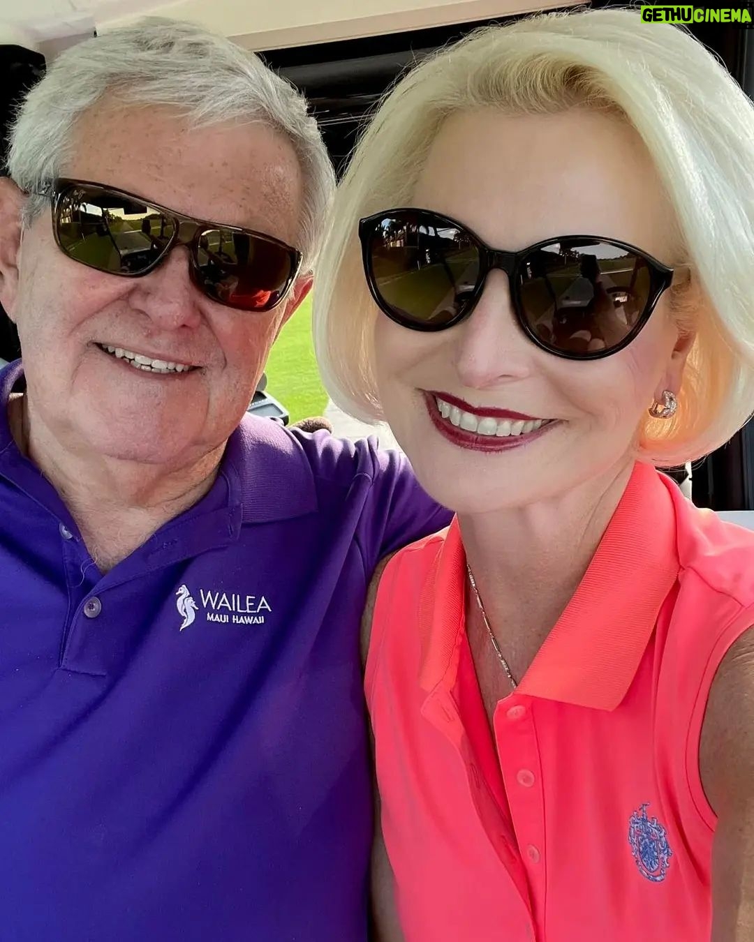 Newt Gingrich Instagram - @callygingrich Friday night date with Newt ⛳️❤️ Naples, Florida