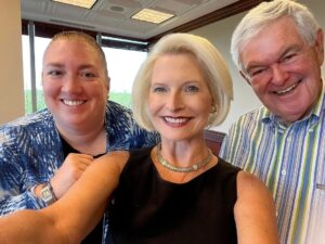 Newt Gingrich Instagram - @callygingrich First day in our new Gingrich 360 office in Naples, Florida!☀️
