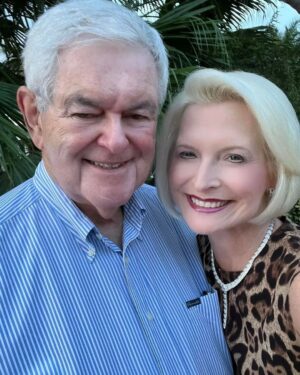 Newt Gingrich Instagram - @callygingrich Thank you for your thoughtful anniversary wishes!  Newt and I hope you have a great weekend!🌺