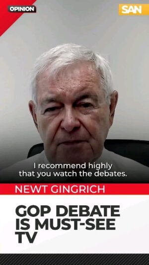 Newt Gingrich Instagram - Reposted @straightarrownews Opinion by @newtgingrich: With or without Trump, the first GOP debate is worth watching. #Trump #Opinion #Debate #GOP #News #Trend #Trending