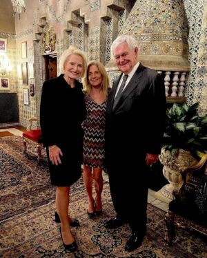 Newt Gingrich Instagram - @callygingrich Great to recently be with the America First Policy Institute in Palm Beach. 🇺🇸