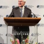 Newt Gingrich Instagram - @callygingrich Beautiful evening at Mount Vernon to celebrate the work of the American Cornerstone Institute. Founded by Dr. Ben Carson, ACI works to advance policies that promote faith, liberty, community, and life. Mount Vernon - George Washington's Mansion
