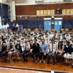 Ng Siu-Hin Instagram - 回到母校，見到師弟妹總是快樂事。 還記得七年前準備拍攝《以青春的名義》時， 23歲的我已經忘記了作為中學生的感覺。 我在母校前徘徊，希望觀察一下。 卻突然聽到一聲大叫 「吳肇軒！」 原來是我曾經的老師， 我把事情告訴她， 她把我帶到學校裏面， 一層一層地帶我看看學弟學妹。 母校一如既往的溫暖， 學弟學妹一如既往的可愛。 感謝大家支持說笑之人。 #仁愛堂田家炳中學 #說笑之人 #圖3係我